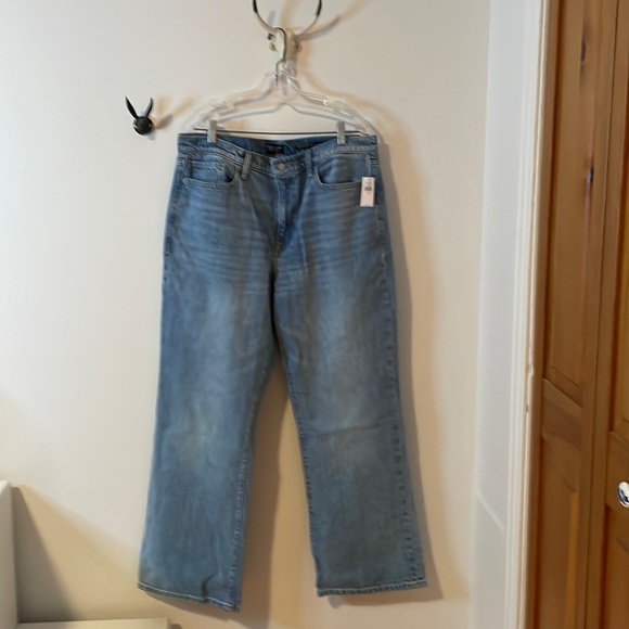 Banana Republic rigid denim high rise relaxed bootcut jeans - Picture 3 of 9